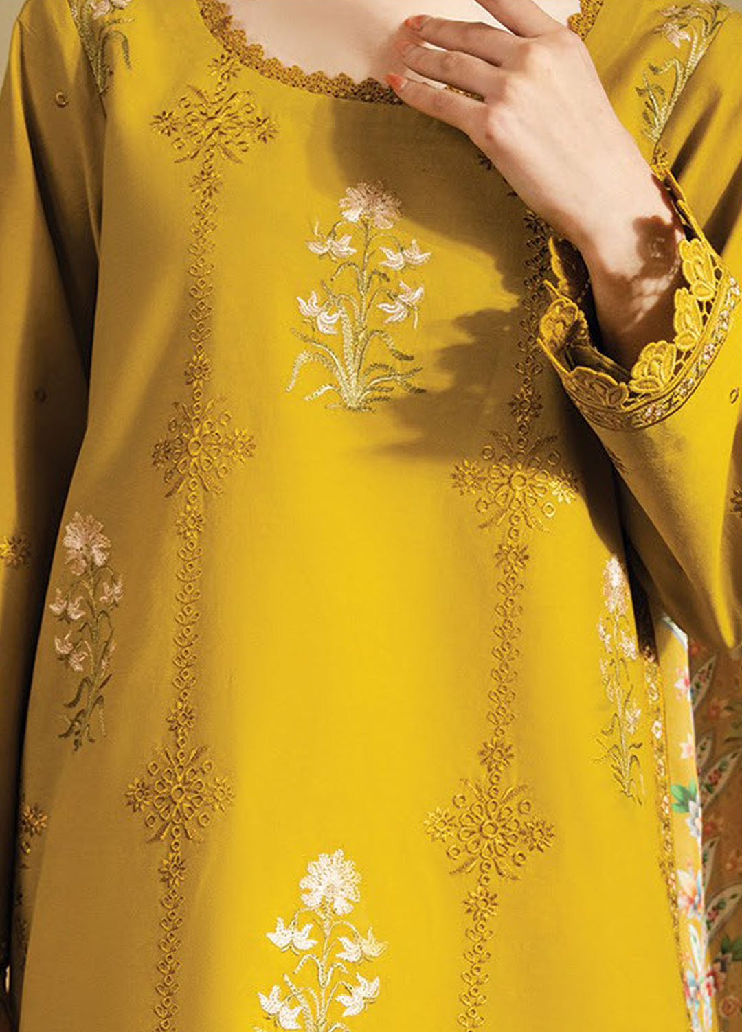 Faiza Faisal Embroidered Lawn Suits Unstitched 3 Piece