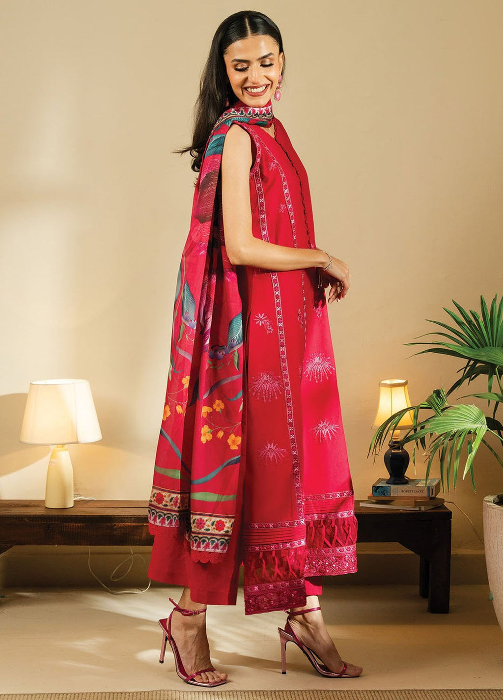 Faiza Faisal Embroidered Lawn Suits Unstitched 3 Piece