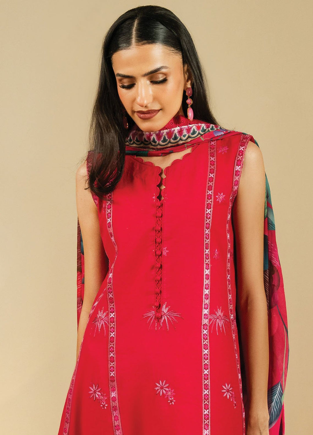 Faiza Faisal Embroidered Lawn Suits Unstitched 3 Piece