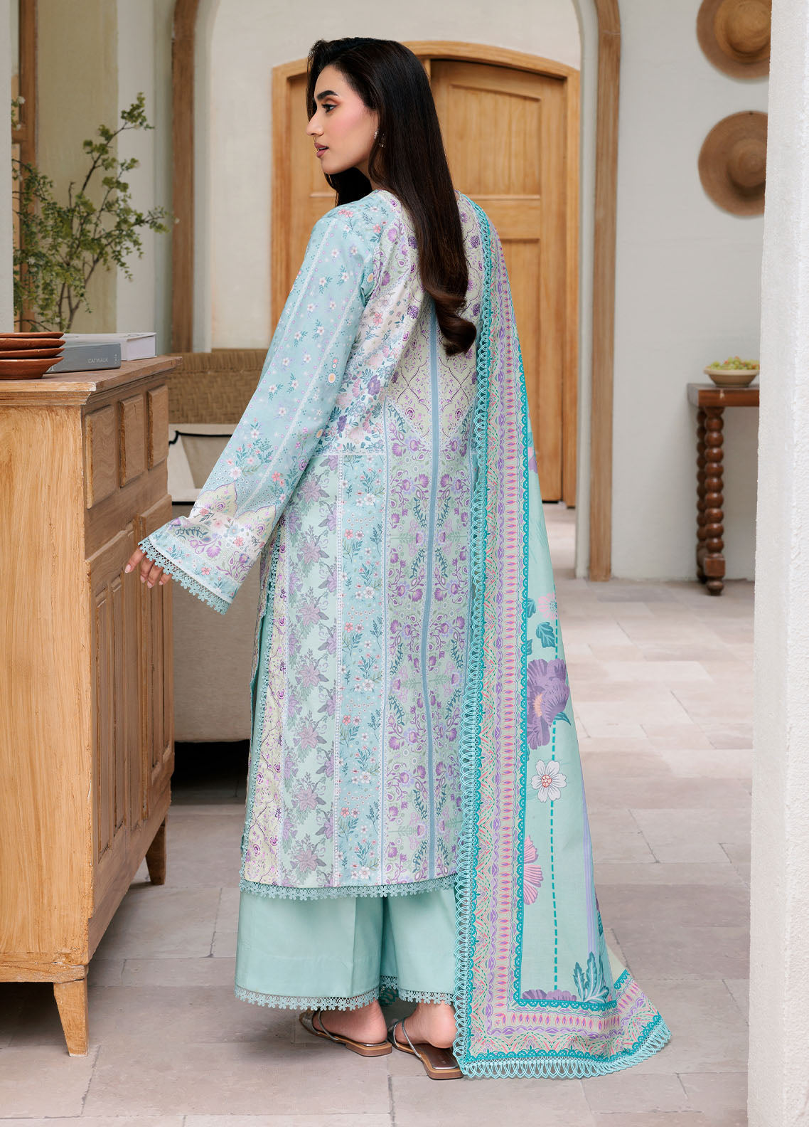 Florent Printed Lawn Suits Unstitched 3 Piece