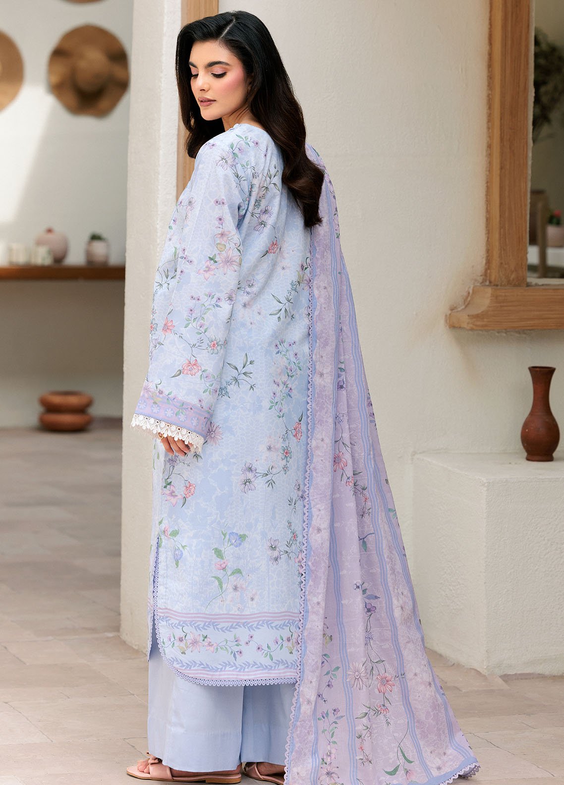 Florent Printed Lawn Suits Unstitched 3 Piece
