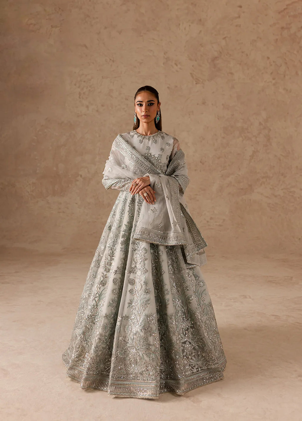 Imran Ramzan Embroidered Organza Suits Unstitched 3 Piece