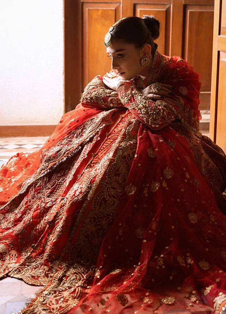 Jahan By Erum Khan Embroidered Net Suit 4 Piece Suit