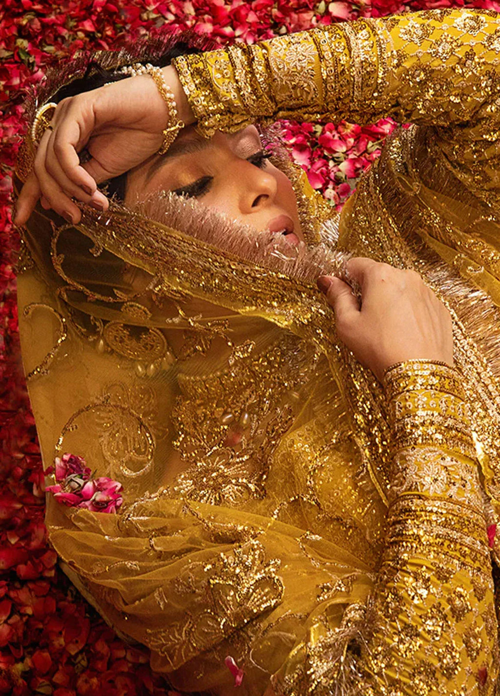 Jahan By Erum Khan Embroidered Raw Silk Suit  3 Piece