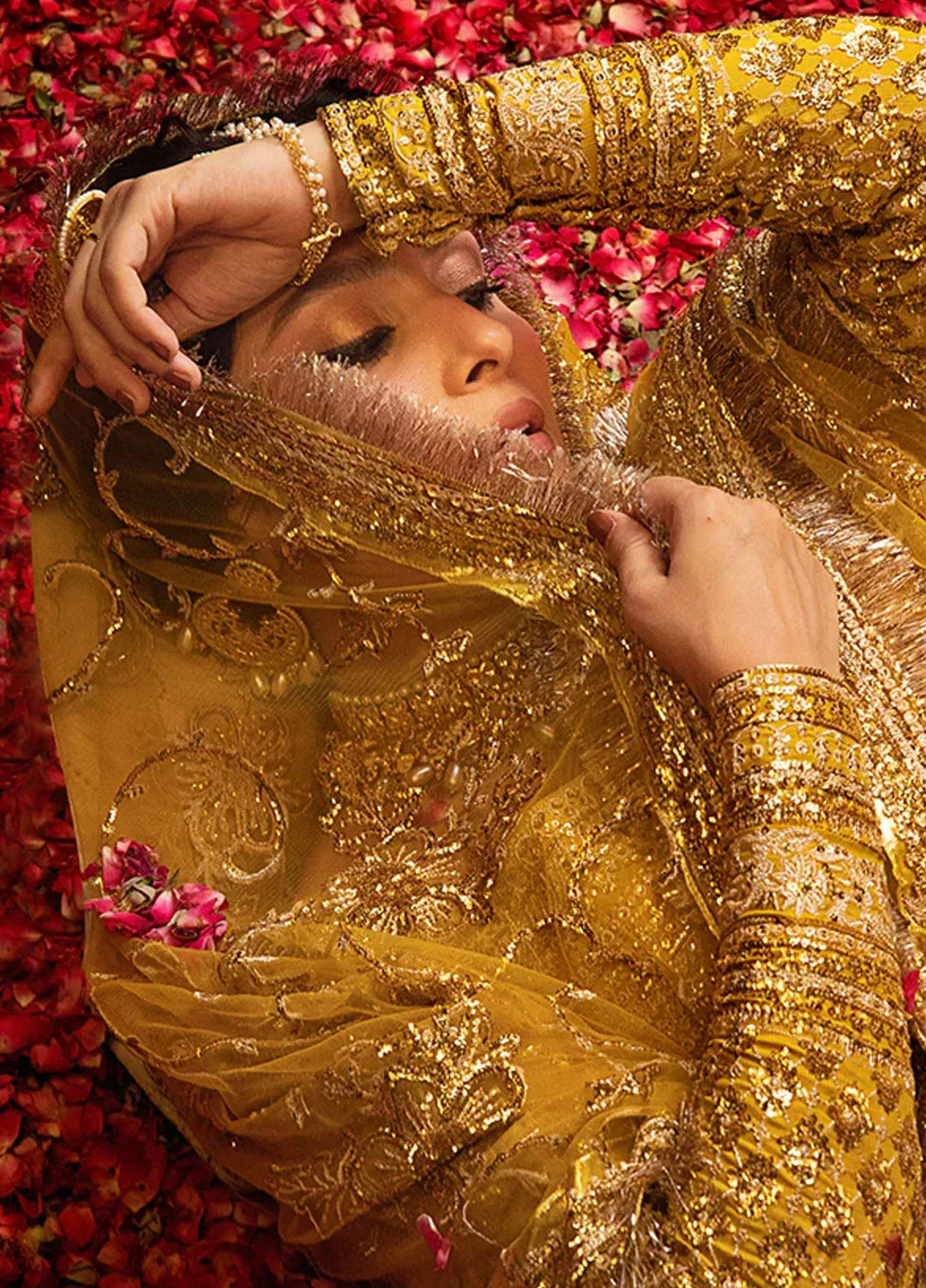 Jahan By Erum Khan Embroidered Raw Silk Suit  3 Piece