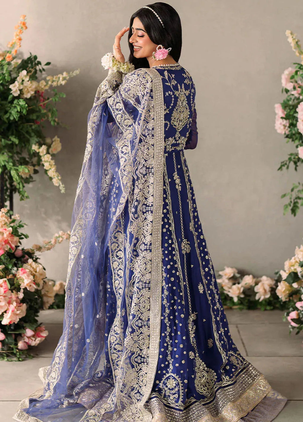 Mastani by Mushq Embroidered Chiffon Suits  4 Piece