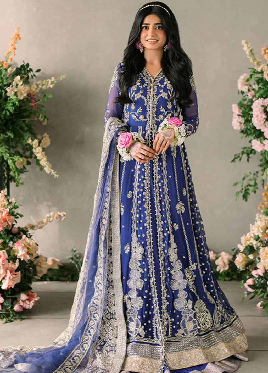 Mastani by Mushq Embroidered Chiffon Suits  4 Piece