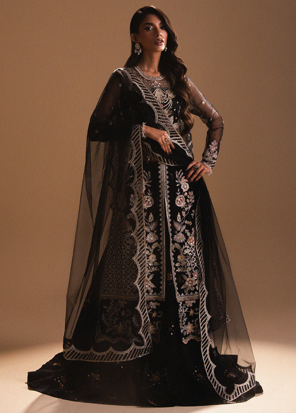 Afsanay by Zariya Luxury Embroidered Stitched Chiffon 3 Piece Suits