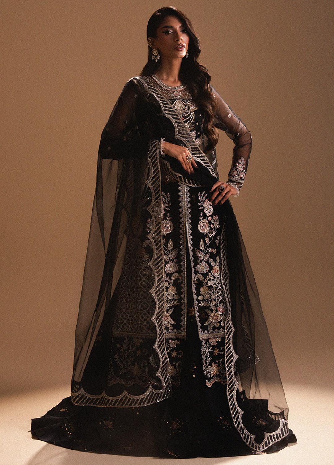 Afsanay by Zariya Luxury Embroidered Stitched Chiffon 3 Piece Suits