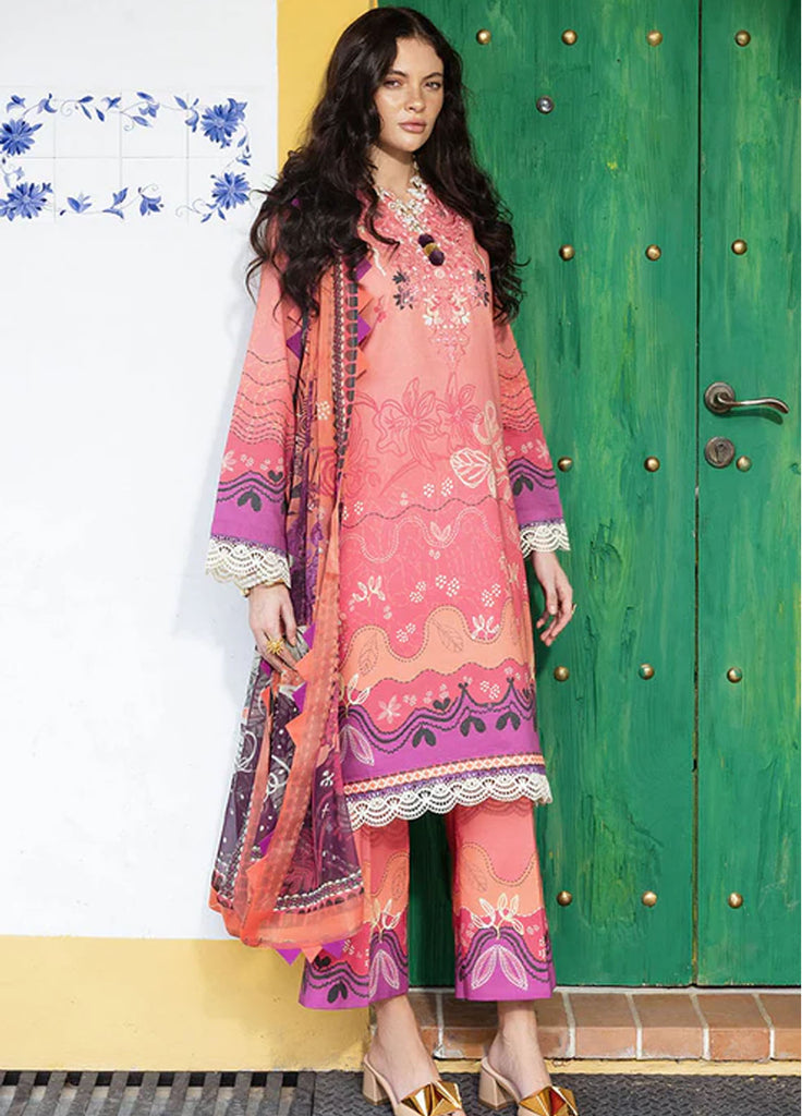 Mirasol by Mushq Embroidered Cambric Suits Stitched 3 Piece