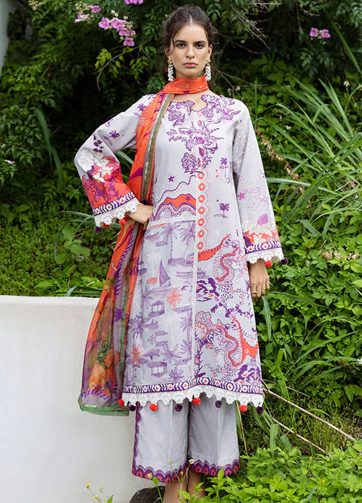 Mirasol by Mushq Embroidered Cambric Suits Stitched 3 Piece