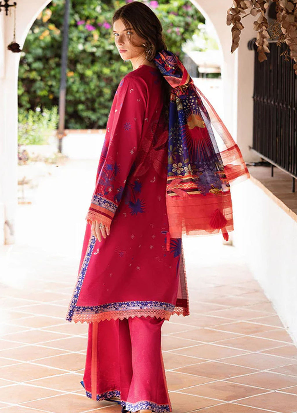 Mirasol by Mushq Embroidered Cambric Suits Stitched 3 Piece
