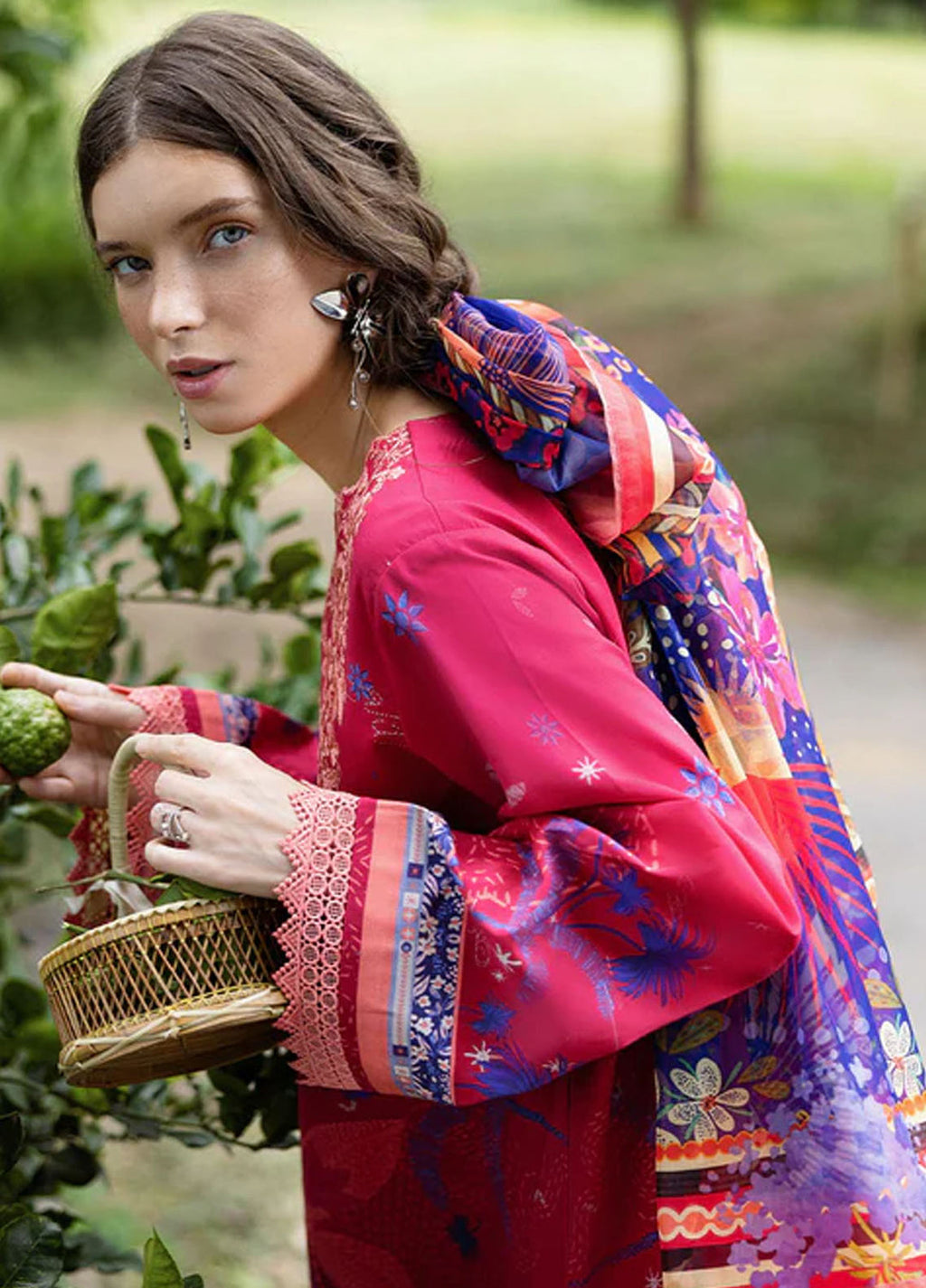 Mirasol by Mushq Embroidered Cambric Suits Stitched 3 Piece