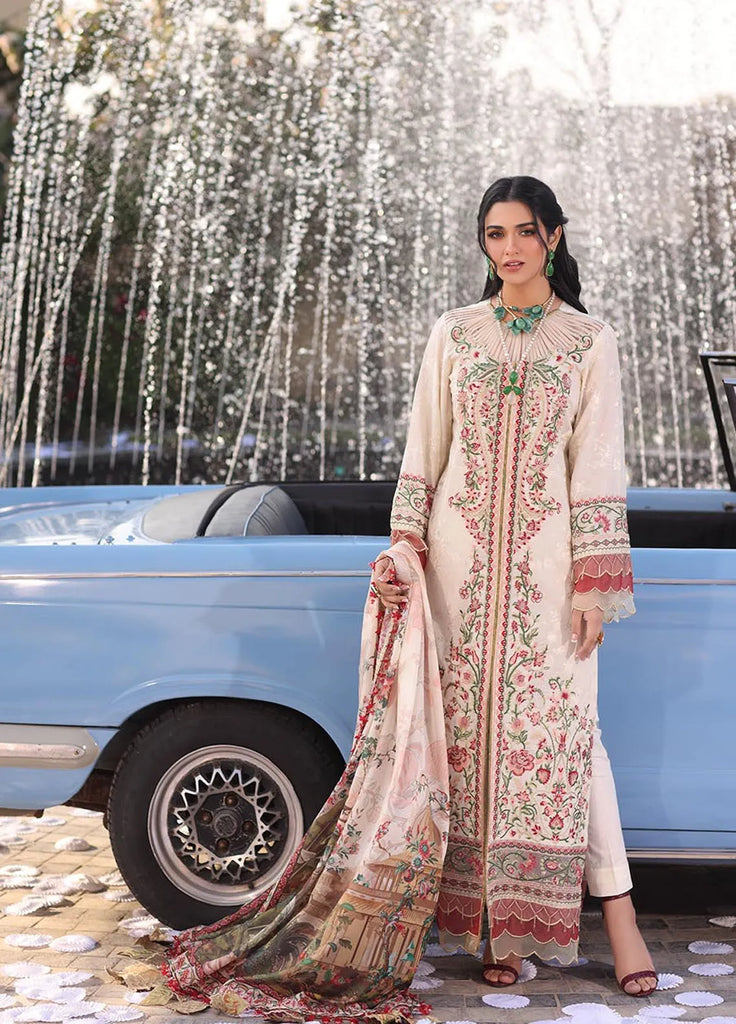 Musferah Saad Embroidered Lawn Suits 3 Piece