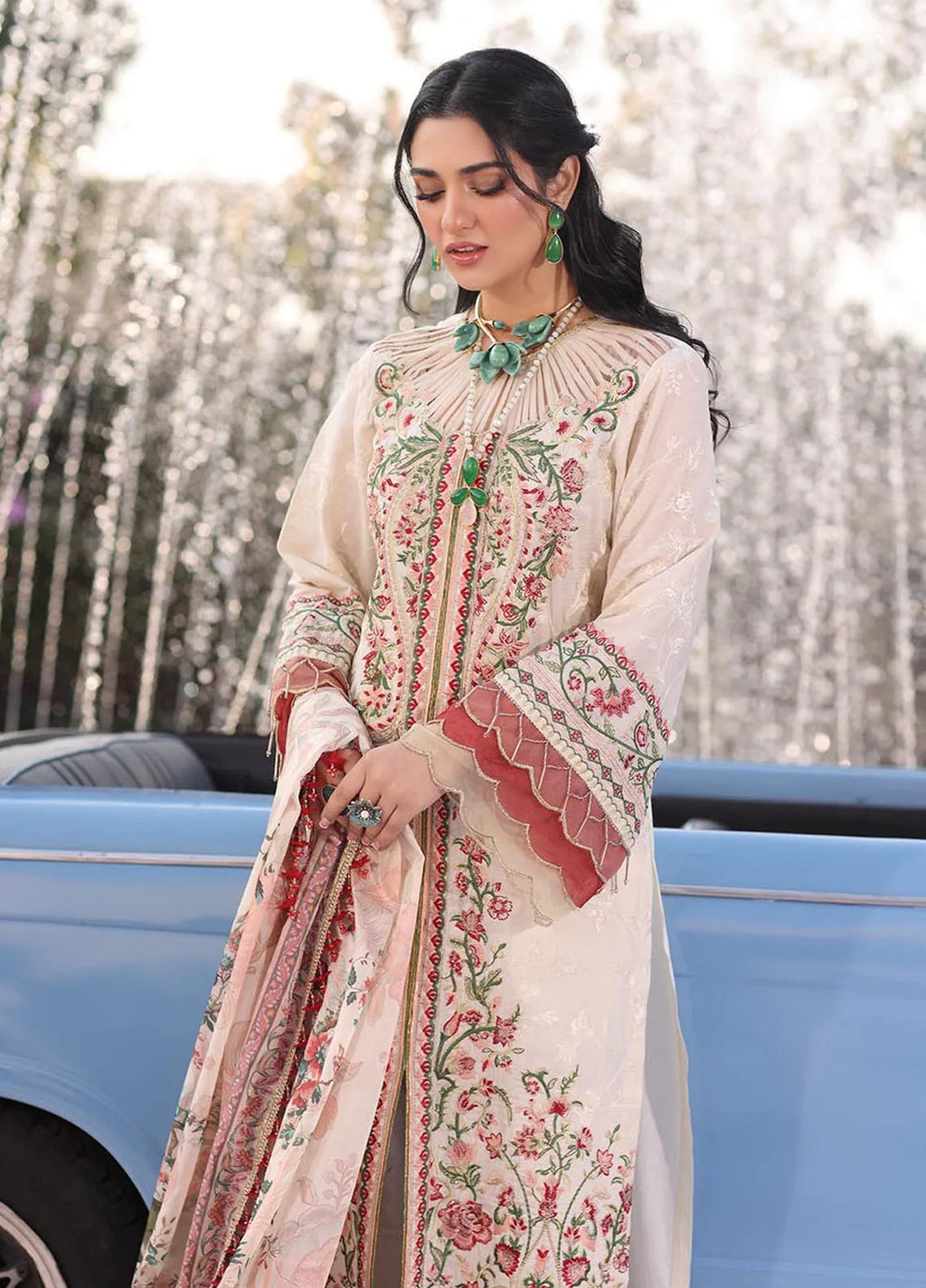 Musferah Saad Embroidered Lawn Suits 3 Piece