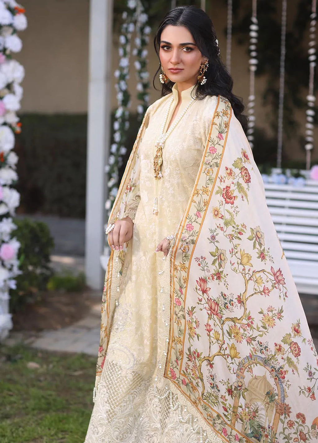 Musferah Saad Embroidered Lawn Suits 3 Piece
