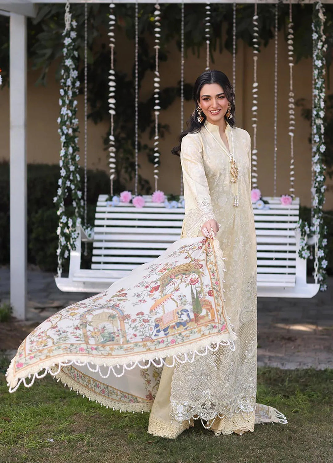 Musferah Saad Embroidered Lawn Suits 3 Piece