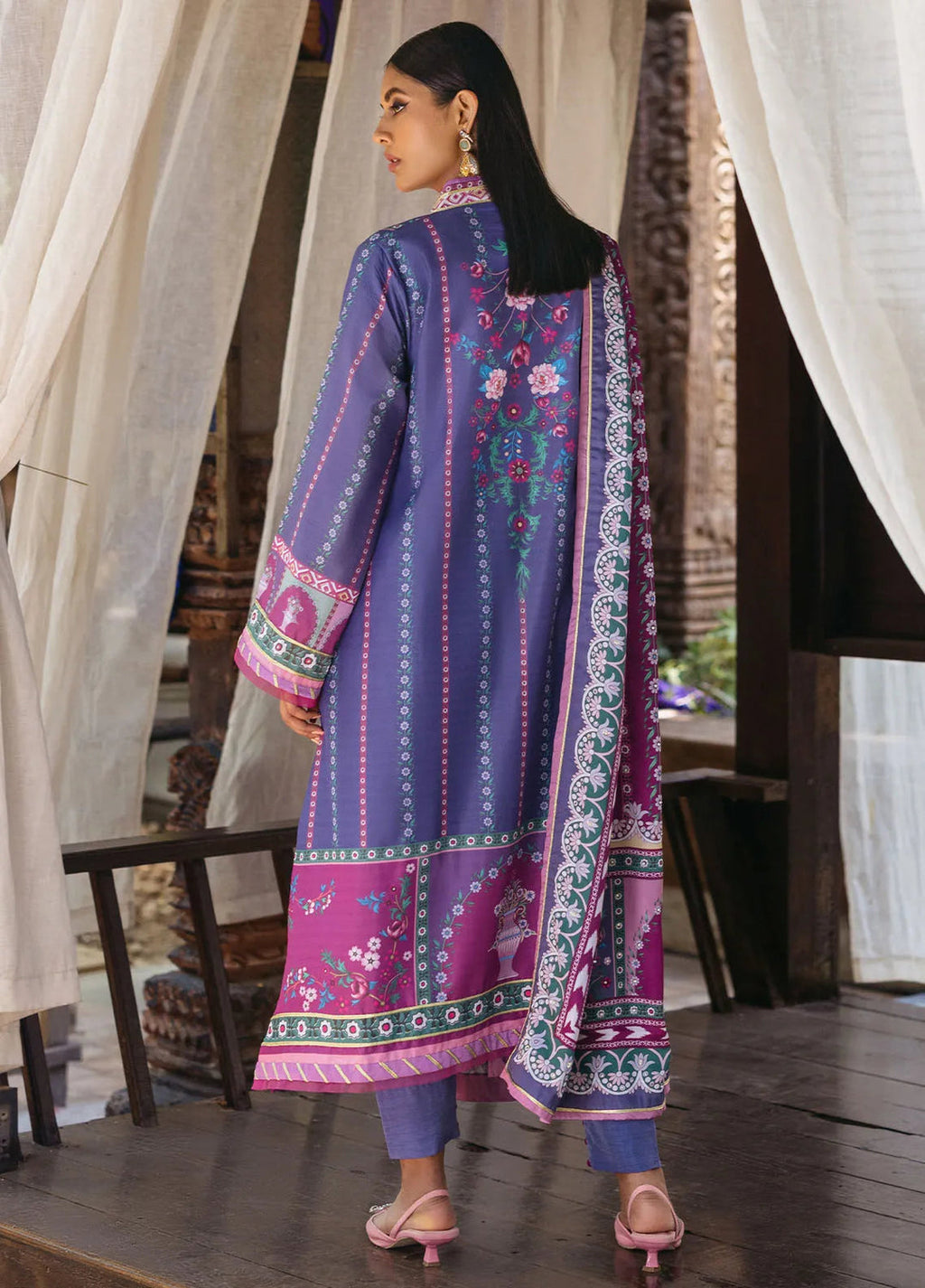 Nirvana By Mushq Embroidered Raw Silk Suit Unstitched 3 Piece
