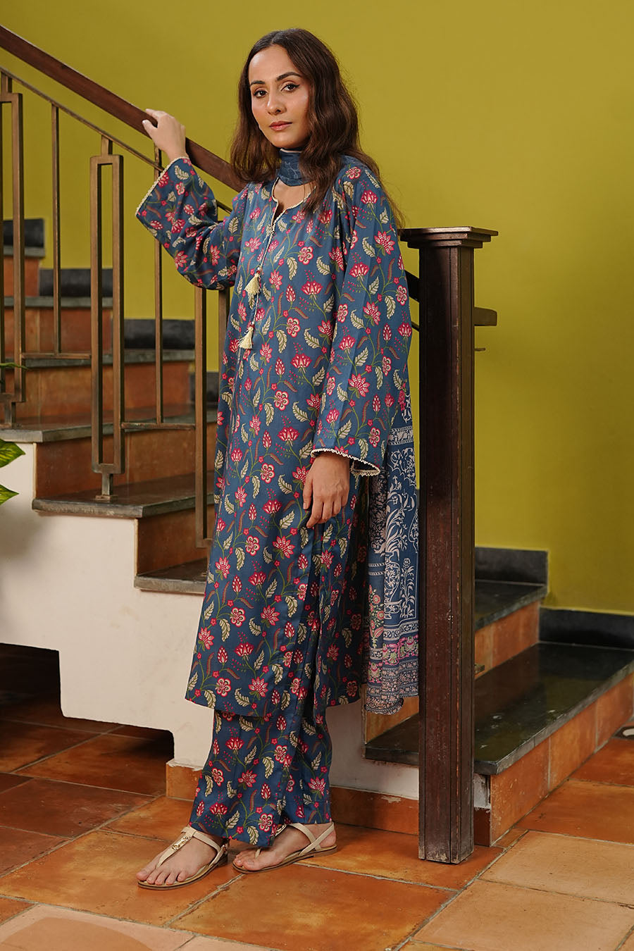 WILDFLOWER INK  Stitched 3 pcs