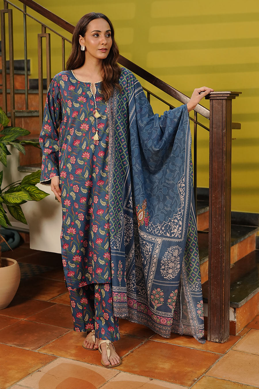 WILDFLOWER INK  Stitched 3 pcs