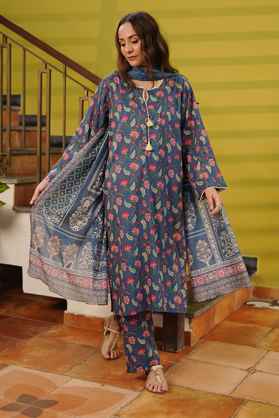 WILDFLOWER INK  Stitched 3 pcs