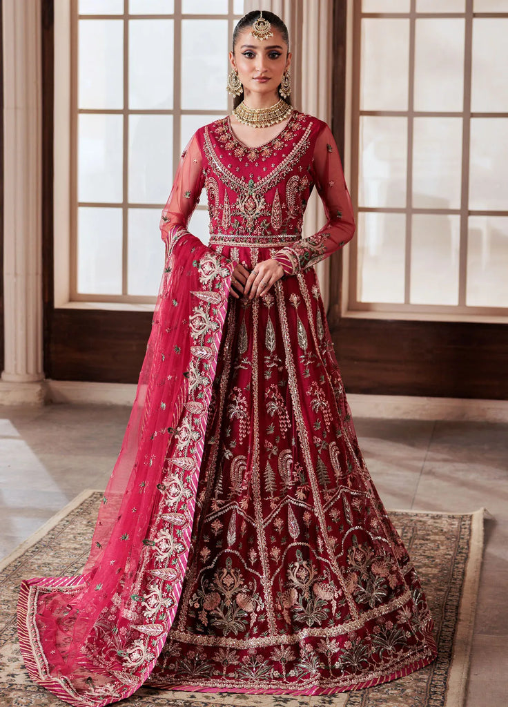 Zeenat by Zebtan Embroidered Net Suits  3 Piece