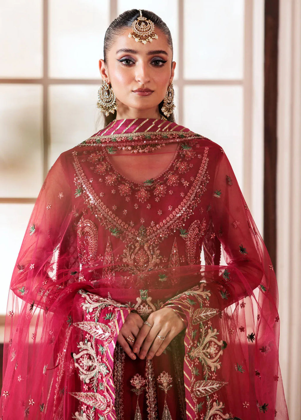 Zeenat by Zebtan Embroidered Net Suits  3 Piece