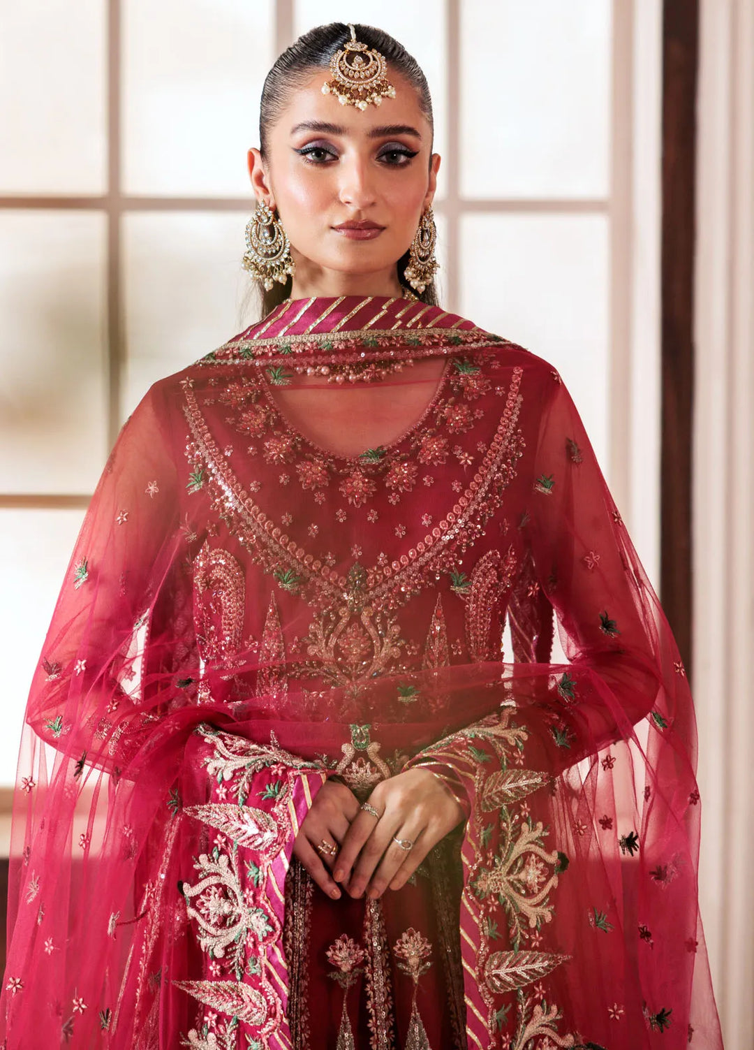 Zeenat by Zebtan Embroidered Net Suits  3 Piece